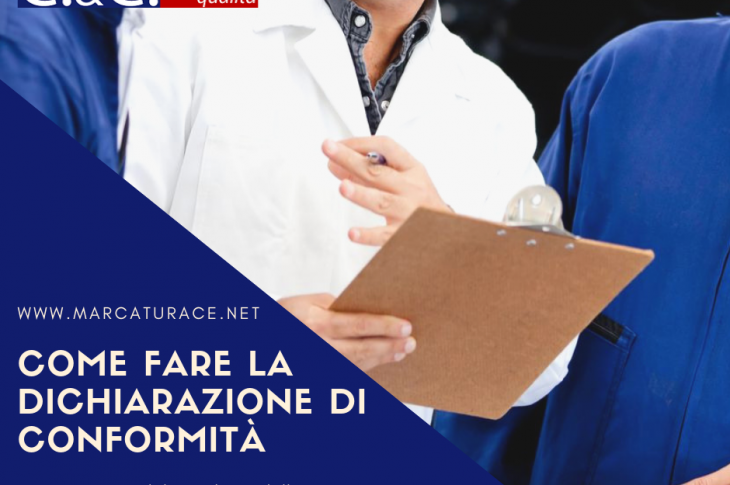 Come fare la dichiarazione di conformità