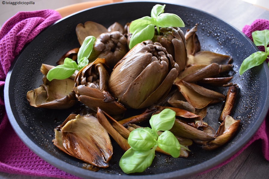 Carciofi al basilico